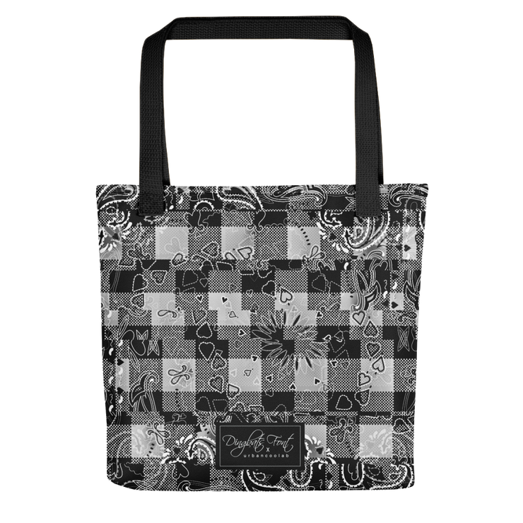 Psychedelic Paisley Tote Bag (Gray)