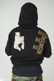Bucktown 360 Drop Shoulder Hoodie (Black)
