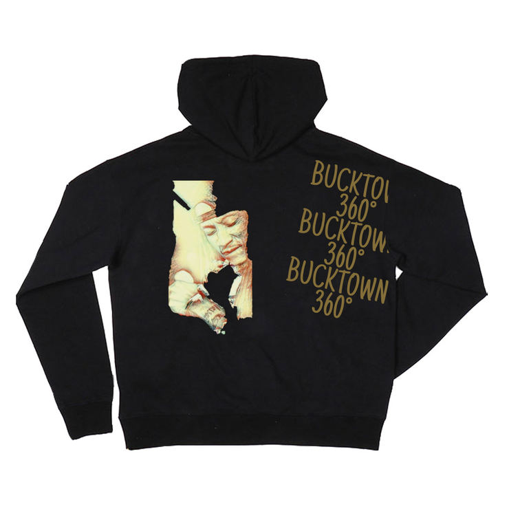 Bucktown 360 Drop Shoulder Hoodie (Black)