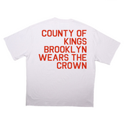 County of Kings Drop Shoulder T-Shirt (White)