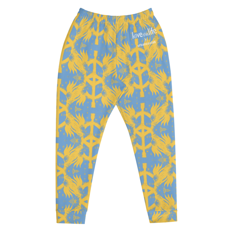 Love This Life Yellow Joggers