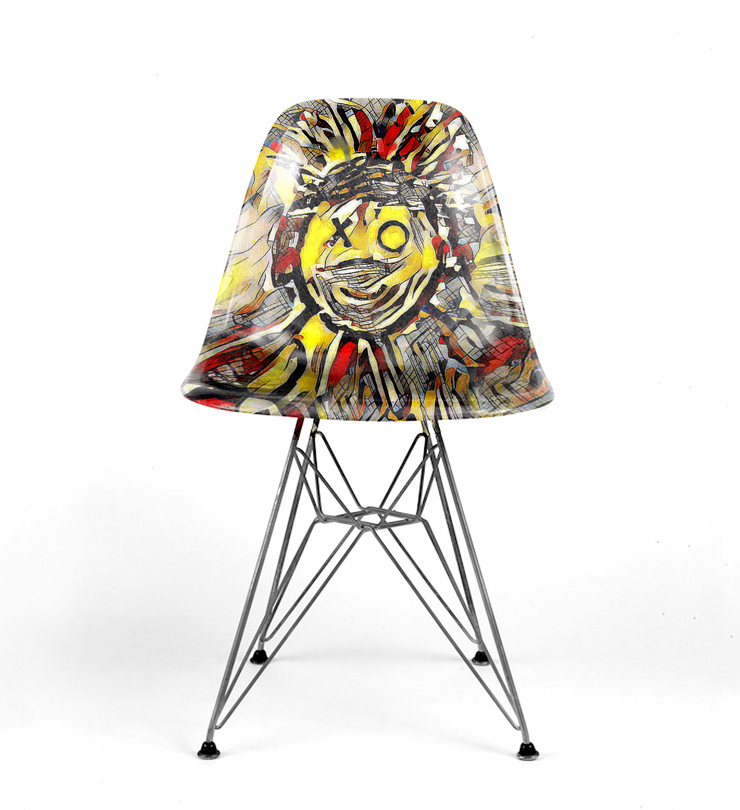 Bonheur - Bonheur Yellow Eames Chair