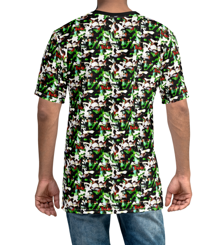 Bonheur - Bonheur Camo Men's T-shirt (Green Pattern)