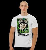 Bonheur - Bonheur Green Men's Heavyweight T-Shirt (White)
