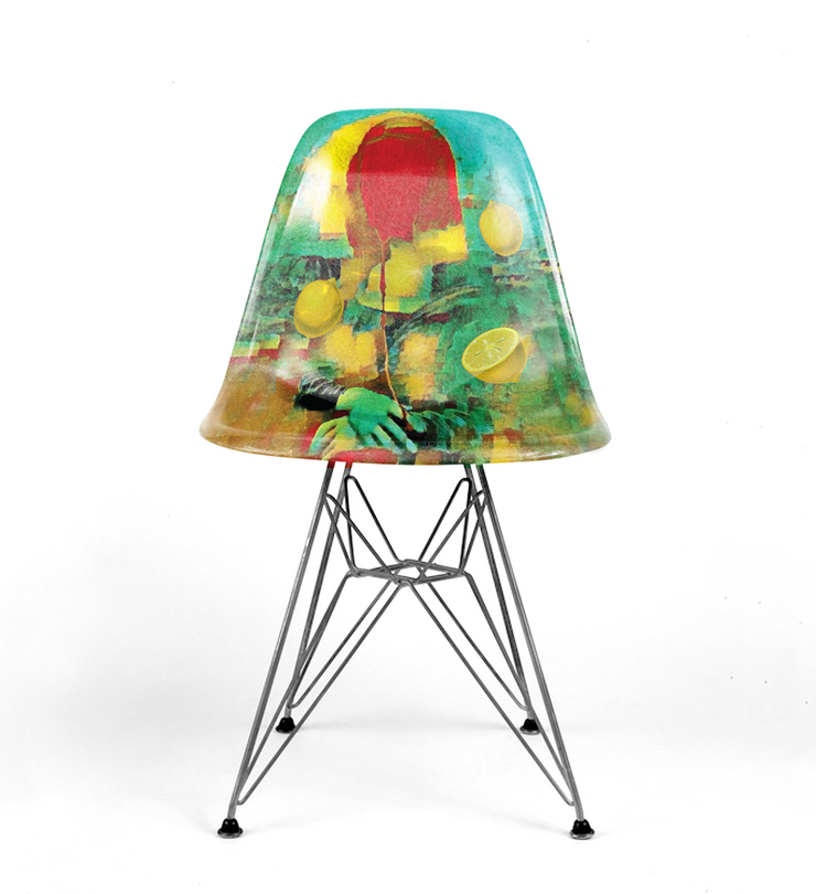 Lemonardo - Mona Lisa Lemon Eames Chair