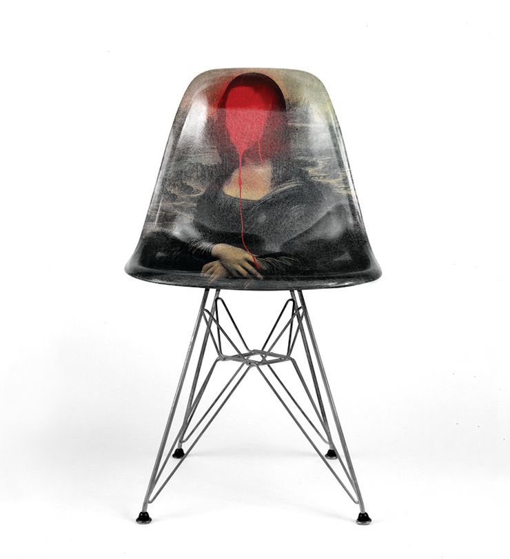 Lemonardo - Mona Lisa Spray Eames Chair