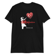 Rescue T-Shirt for Charity - Turkey and Syria (Black)